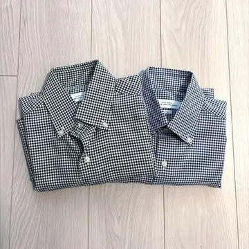 그린 라벨 릴랙싱 깅엄 체크 셔츠 2점