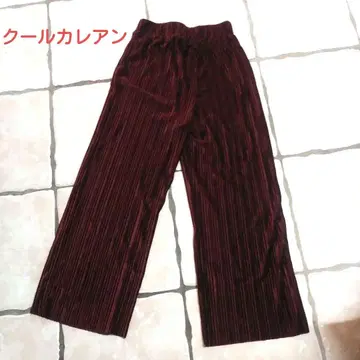 쿨 카레안 와이드 팬츠 프리 사이즈