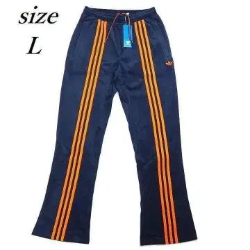 새상품 아디다스 오리지널스 여성용 70s 벨로아 트랙 팬츠 L