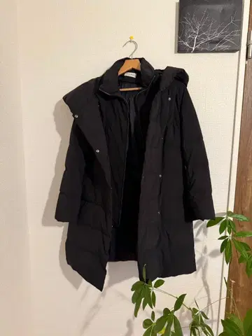 PLST 블랙 다운 자켓 S 사이즈