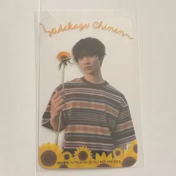 치넨 히데카즈 특전 포토 카드