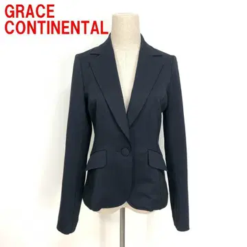 A4964 그레이스 콘티넨탈 테일러드 자켓 스트레치 블랙 36