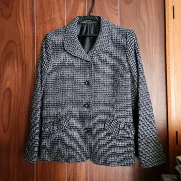 긴팔 보더 무늬 자켓 M 사이즈