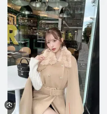 cherimi 판초 코트