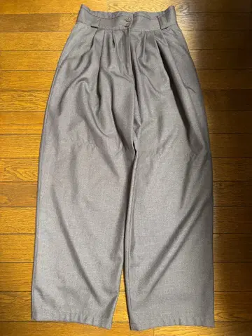 CLANE 클라네 와이드 벨트 턱 팬츠 I 사이즈 2