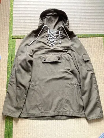 밀리터리 프론트 레이스업 마운틴 후드티