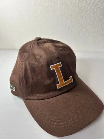 Lacoste 로고캡 브라운 자수캡
