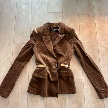 ELISABETTA FRANCHI 테일러드 자켓 40 브라운