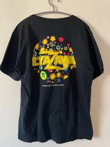 야자와 에이요시 E.YAZAWA 블랙 T셔츠