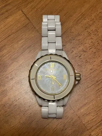 스타 주얼리 여성용 손목시계 세라믹 쉘 데이트