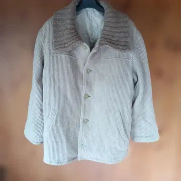 아바하우스 베쥬코 듀로이 자켓