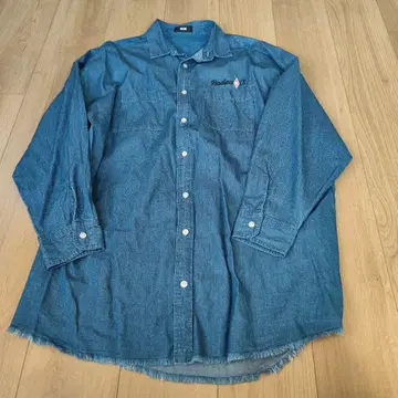 로데오 크라운즈 오버 사이즈 데님 셔츠