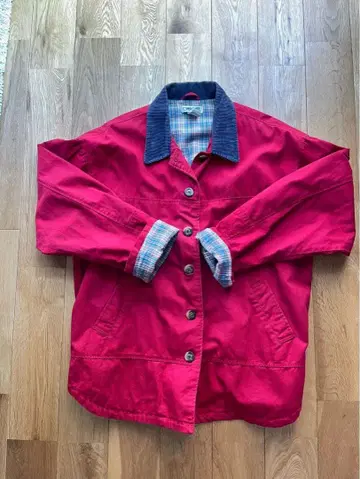 CHEROKEE 빨간색 커버올 L 사이즈 구제 의류 빈티지