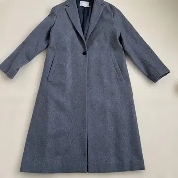 ICB 그레이 울 라이트먼트 체스터 코트 사이즈 42