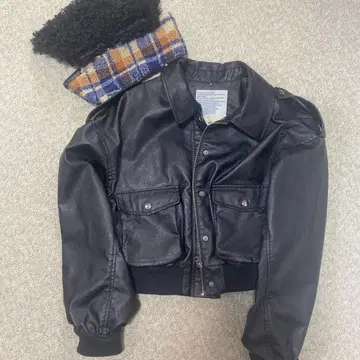 tina jojun 플라이트 자켓 블랙