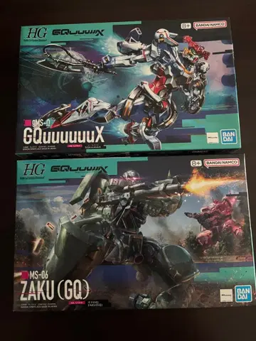 HG 1/144 GQuuuuuuX & HG 1/144 자쿠(GQ) 세트