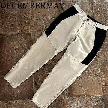 DECEMBERMAY 팬츠 테이퍼드 스트레치 기모 발열