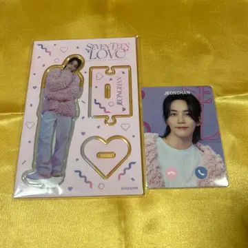 SEVENTEEN 정한 아크릴 스탠드 & 모시모시 카드