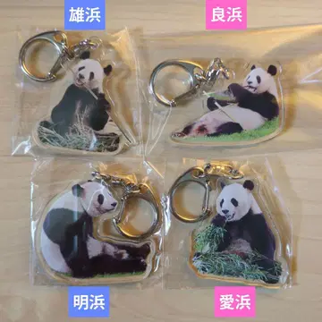 HAPPY PANDA 30th 아크릴 키링 4세트