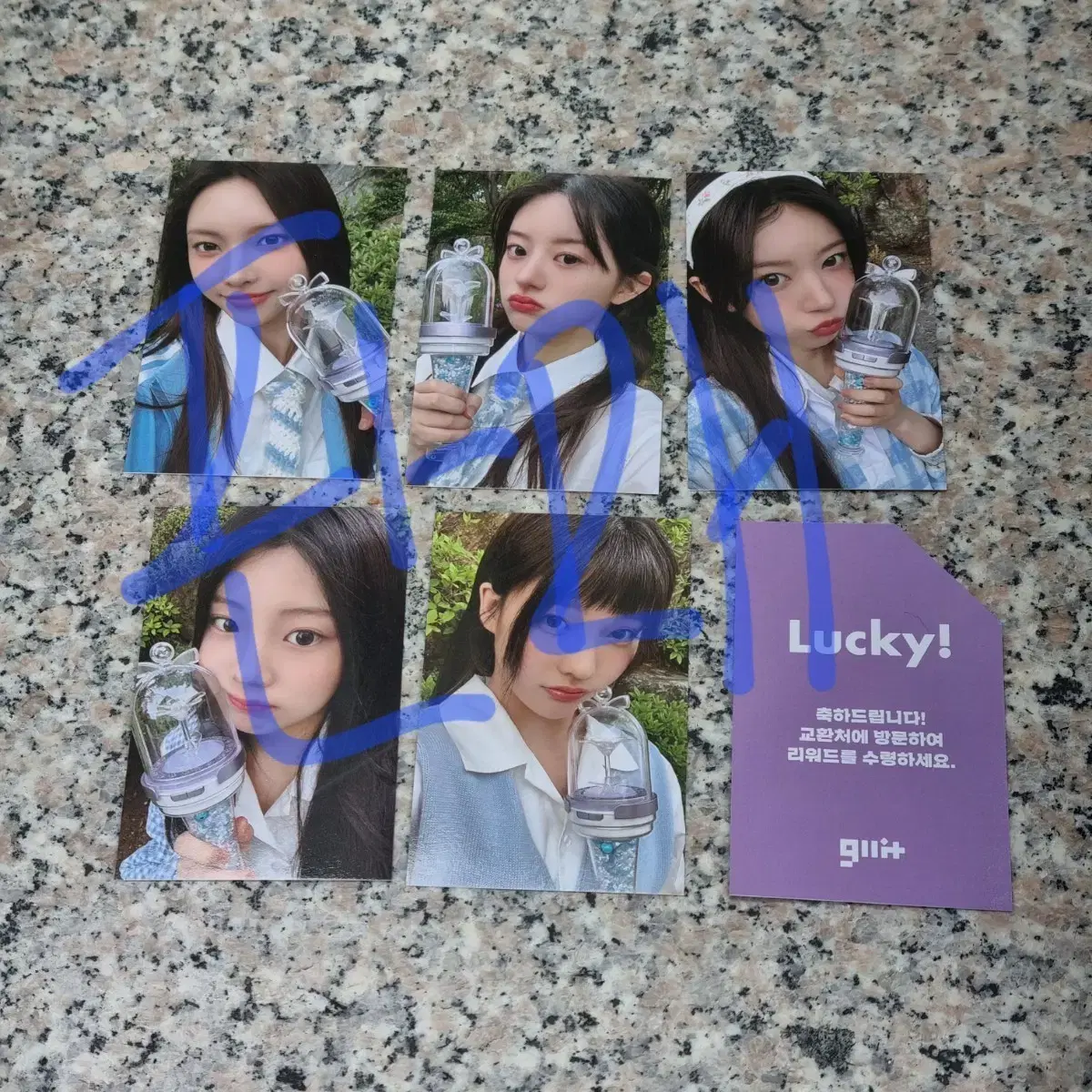 Illit Glitterdey Anglitterdey Concert Glitzone Lucky Card Poca Bulk