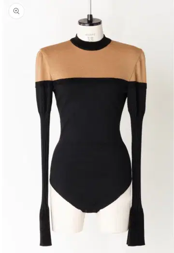 FETICO BI-COLOR KNIT BODYSUITS