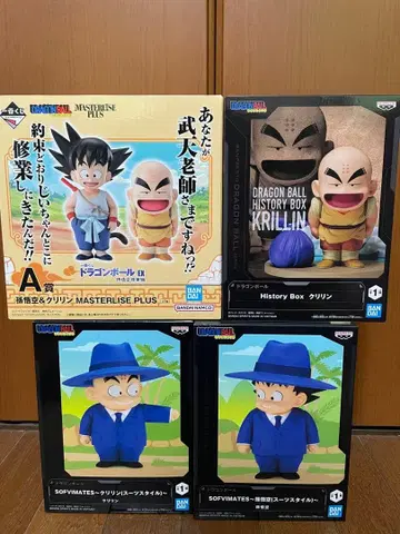 드래곤볼 피규어 묶음 판매 손오공 크리링