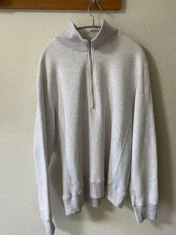 그레이 하이넥 맨투맨 트레이닝복