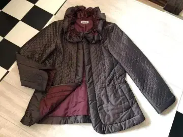 히로코비스*새상품급! 스탠딩 칼라 & 세련된 디자인 퀼팅 코트 11