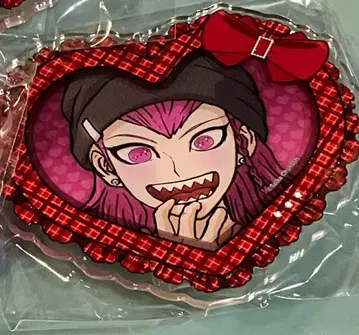 슈퍼 단간론파 2 소우다 카즈이치 하트형 아크릴 배지 에비텐