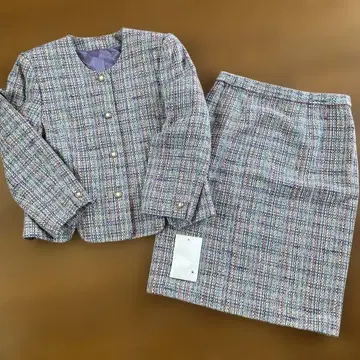 트위드 멀티 컬러 셋업 13호 버블