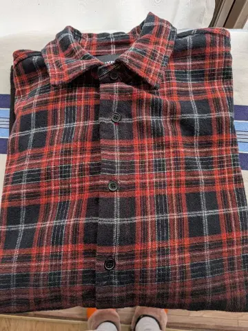 ENHYPEN 체크 무늬 긴팔 셔츠