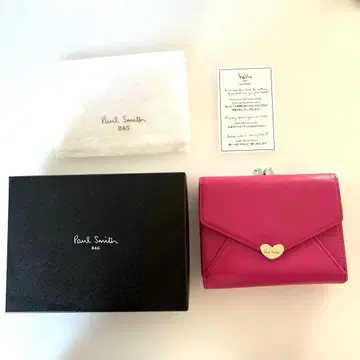 정품 새상품급 폴스미스 이단 접이식 지갑 사이프 러브레터
