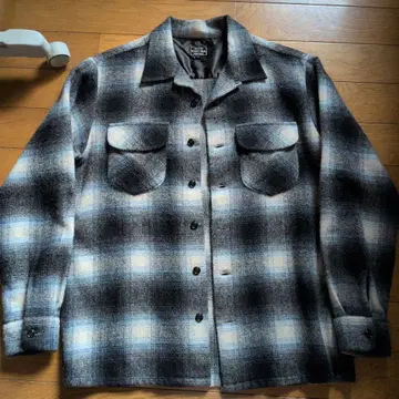 Schott 샷 오풀 컬러 플란넬 셔츠 옴브레 L