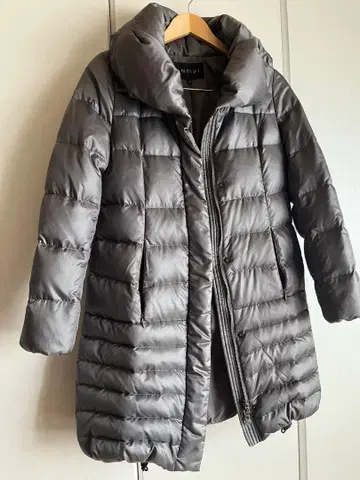 INDIVI 그레이 다운 코트