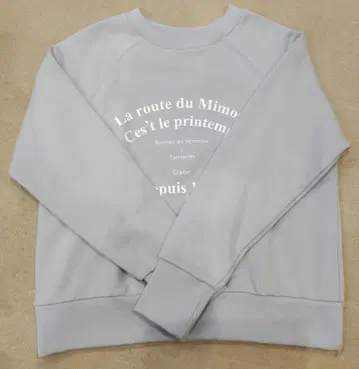 miosa 로고 맨투맨. 블루 계열