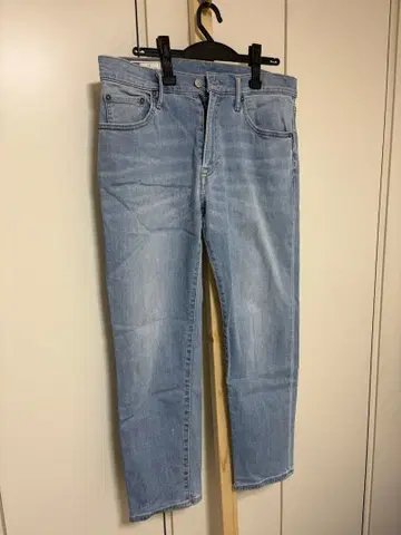 GAP SLIM TAPER CROP 데님 32 블루