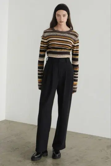 CLANE 투턱 스웨트 팬츠 맨투맨 블랙