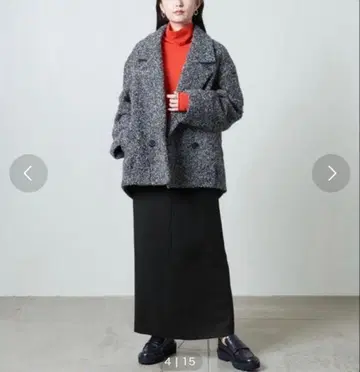 MARW UNITED ARROWS 믹스 보아 코트