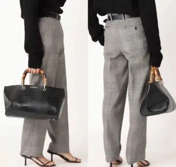 J&M DAVIDSON 체크 팬츠