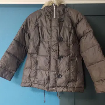 A/T 브라운 다운 자켓 퍼 포함