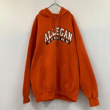 GILDAN 길단 프린트 풀오버 후드티 맨투맨 오렌지