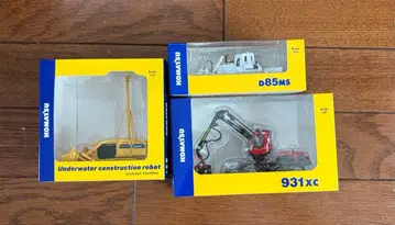 KOMATSU 미니카 3종 세트