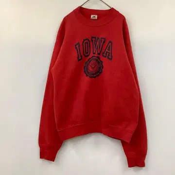 FRUIT OF THE LOOM 프린트 로고 맨투맨 90s USA제