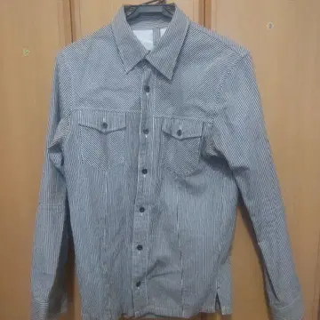 Adam et Rope 스트라이프 긴팔 셔츠 40