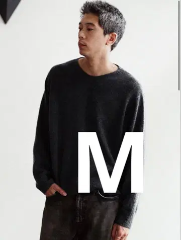 [ LIDNM ] 캐시미어 슬라우치 V넥