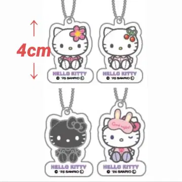 다이토 한정판 헬로키티 아크릴 참 4종 세트 TAITO