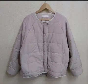 C17980 LUPILIEN 파이핑 노카라 다운 자켓