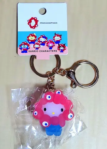 [ 미개봉 ] 키티 미야쿠미야쿠 클리어 컬러 키링 반려동물 홀더