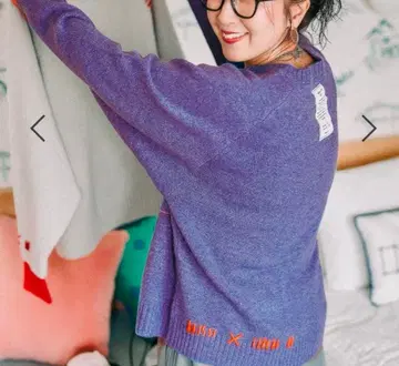 니코앤드 [비 위드 엠]미사요 배색 돌 풀오버