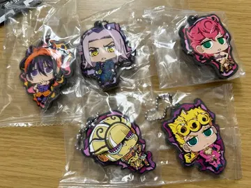 죠죠의 기묘한 모험 러버 마스코트 5개 세트